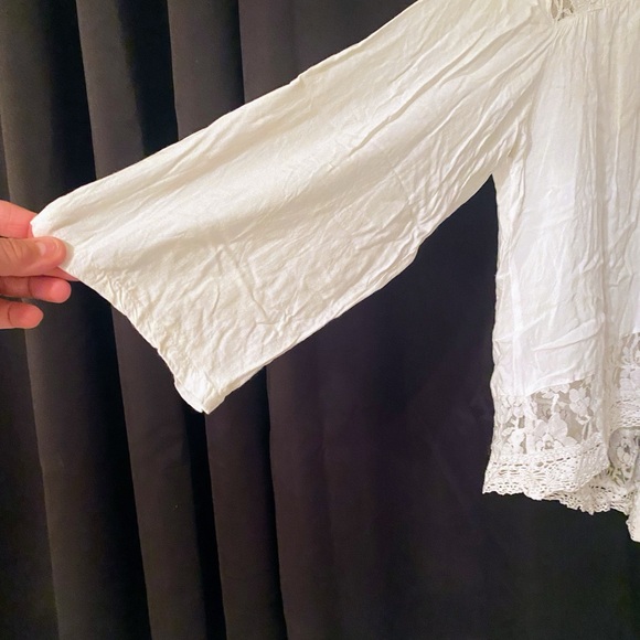 Karen Kane women’s v-neck blouse size large - Picture 6 of 13